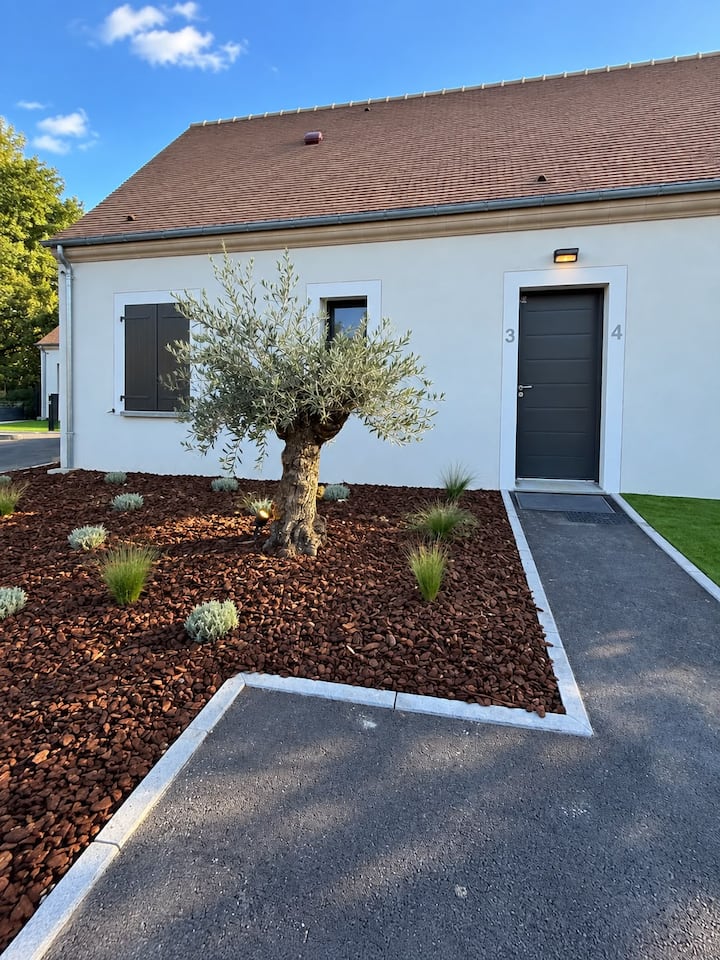 Les deux entrées indépendantes d’une maison